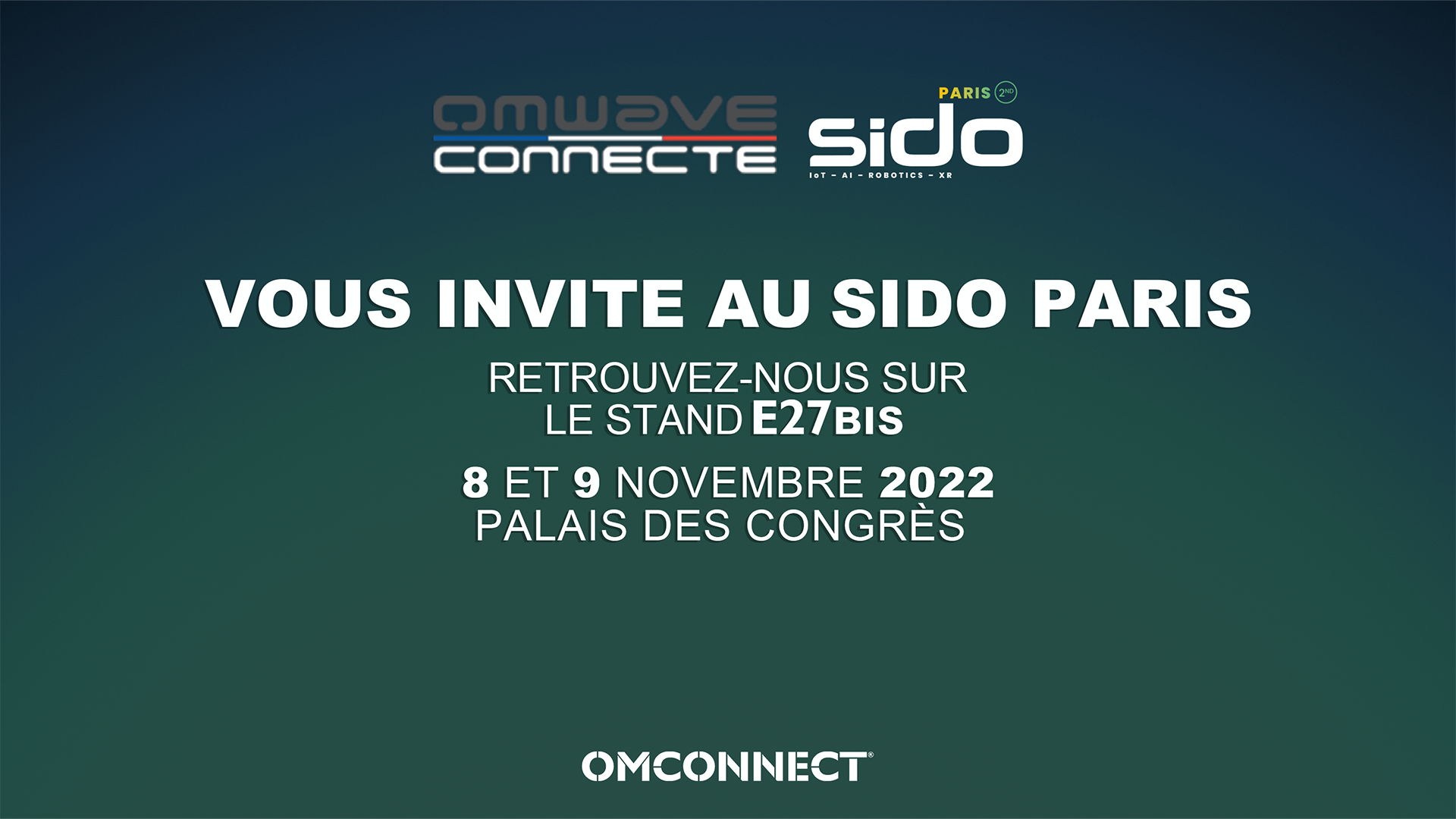 EXHIBITION | SIDO 2022 | PARIS | 8TH-9TH, NOVEMBER |(图1)